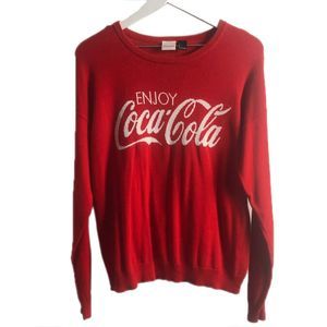 Authentic Red Coca Cola size L Sweater
